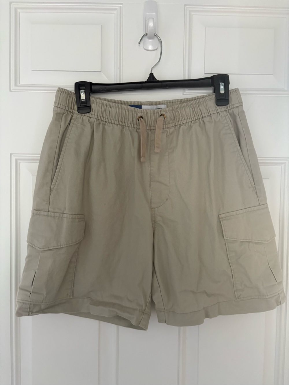 Old Navy Men's Khaki Cargo Shorts with Drawstring